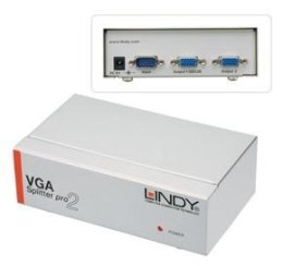Splitter VGA 1xIN-2xOUT Lindy 32571