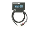 Kabel KY7-090 mini JACK -> 2 x RCA 0,9 m KLOTZ