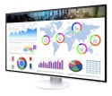 EIZO FlexScan EV3285-WT - monitor LCD IPS 32" 4K UHD, 3840 x 2160, złącza USB-C, DisplayPort, HDMI x 2, funkcje PbP i PiP (biały